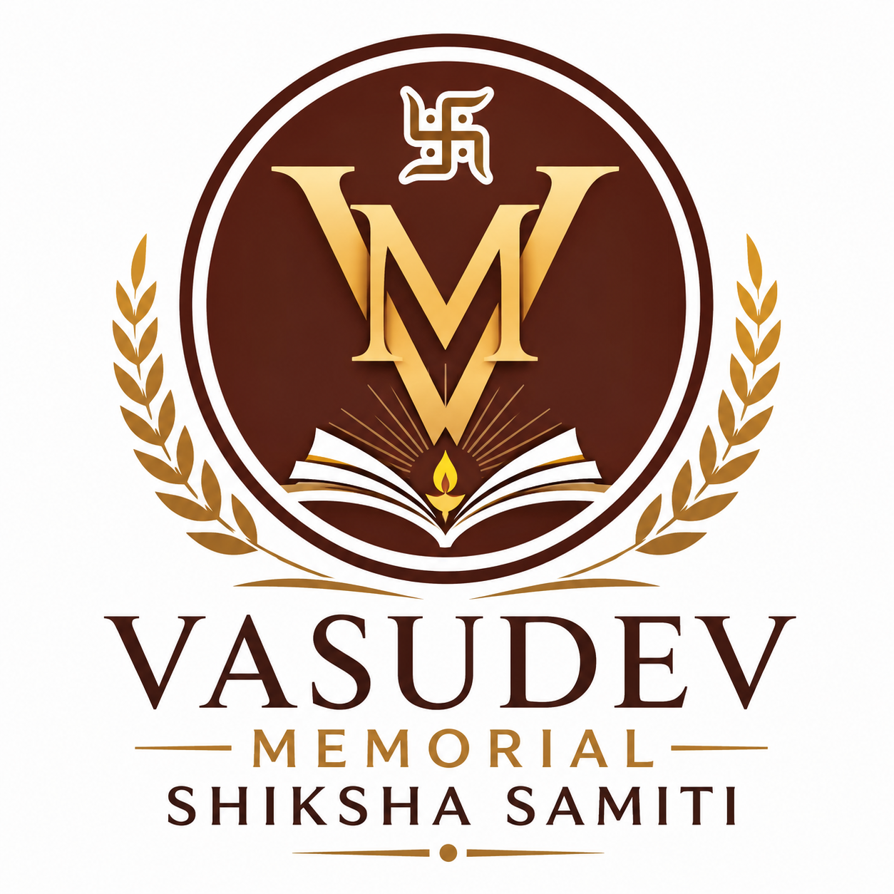 Vasudev Memorial Shiksha Samiti Logo